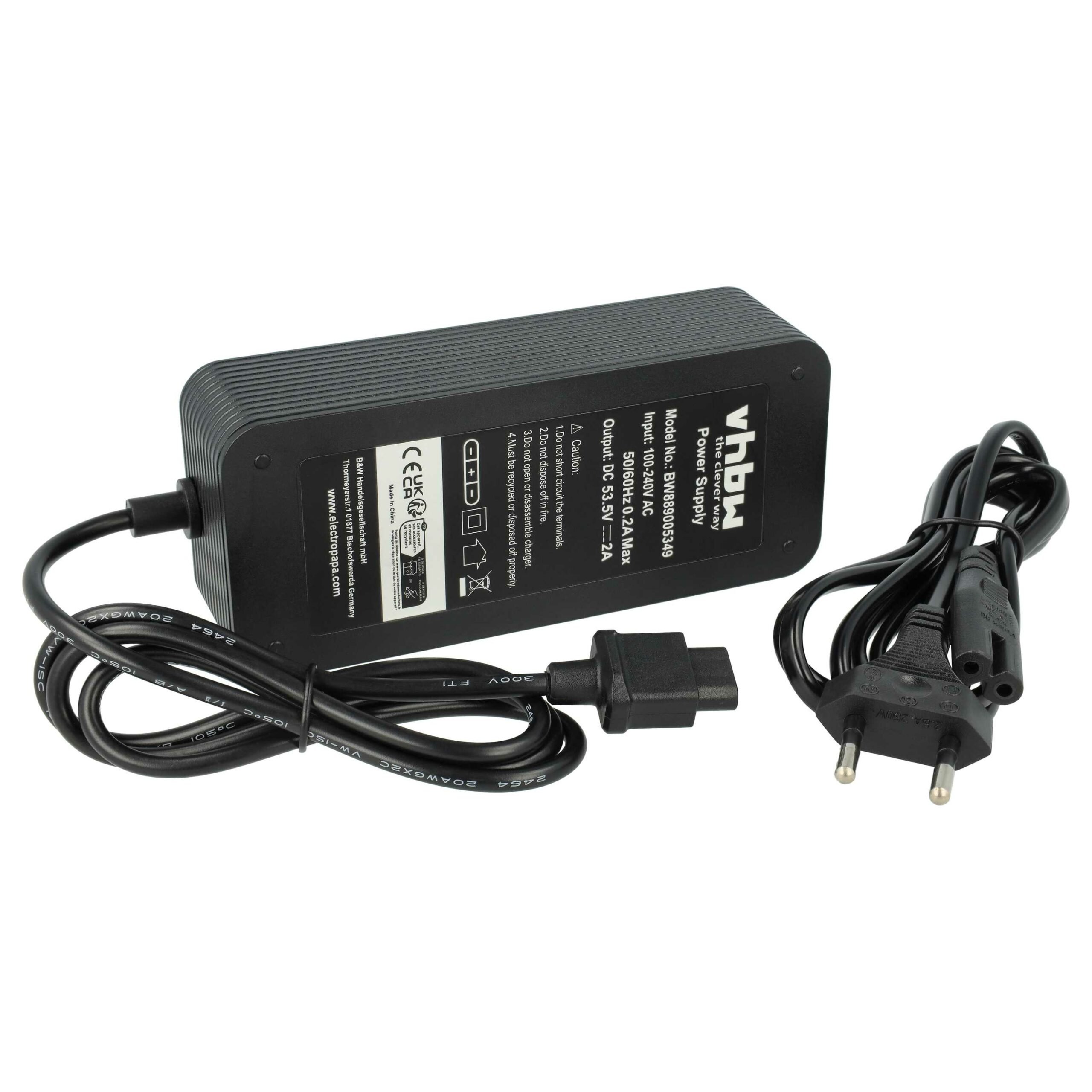 Carregador para Trotineta Elétrica NIU KQi 1 - 53.5 V, 2 A