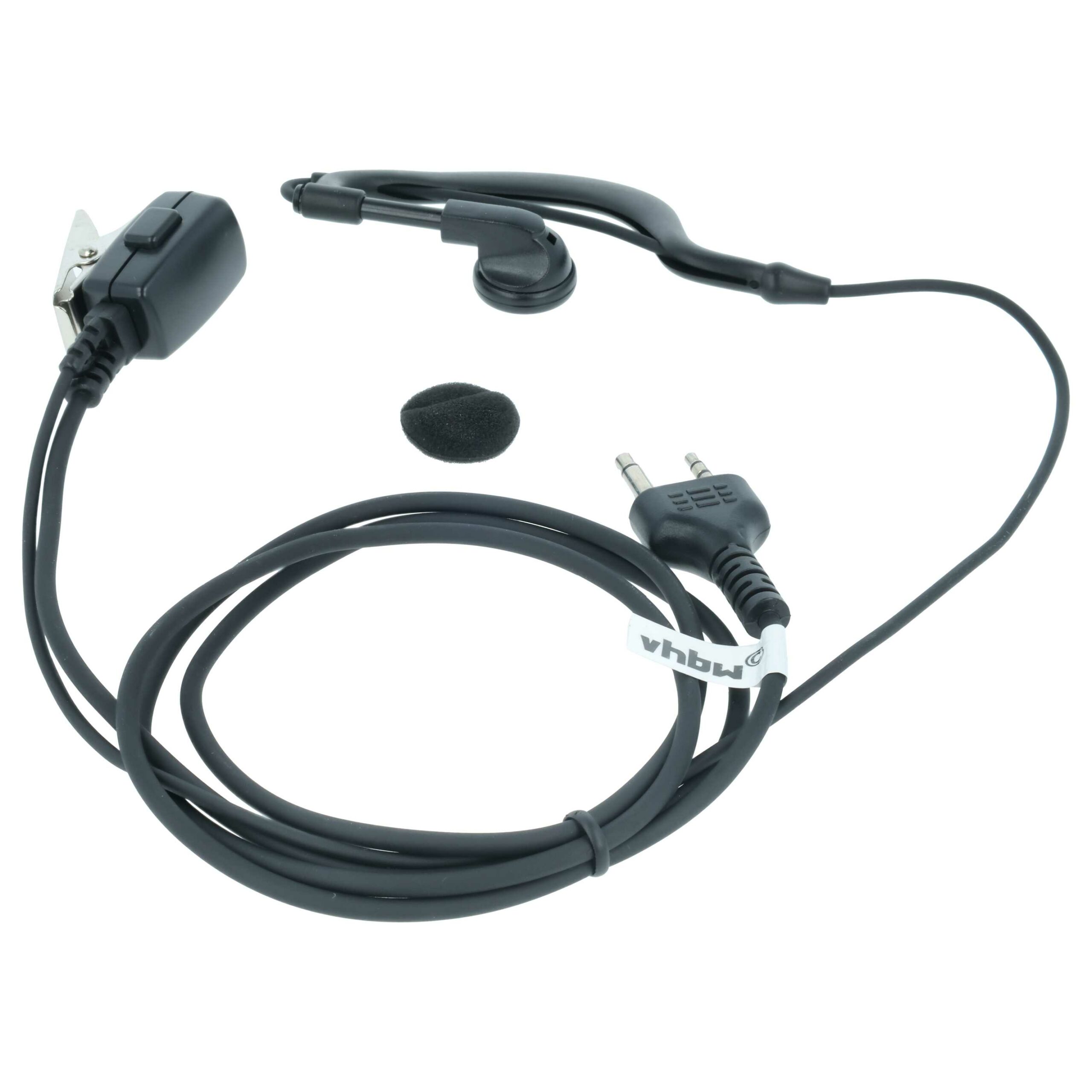 Auricular de Segurança com Botão de Resposta e Clip - vhbw - Image 2