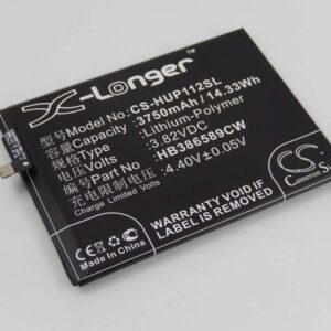 Bateria para Telemóvel Huawei HB386589ECW, HB386589CW, HB386589EBC - 3750 mAh 3.82 V Li-polymer