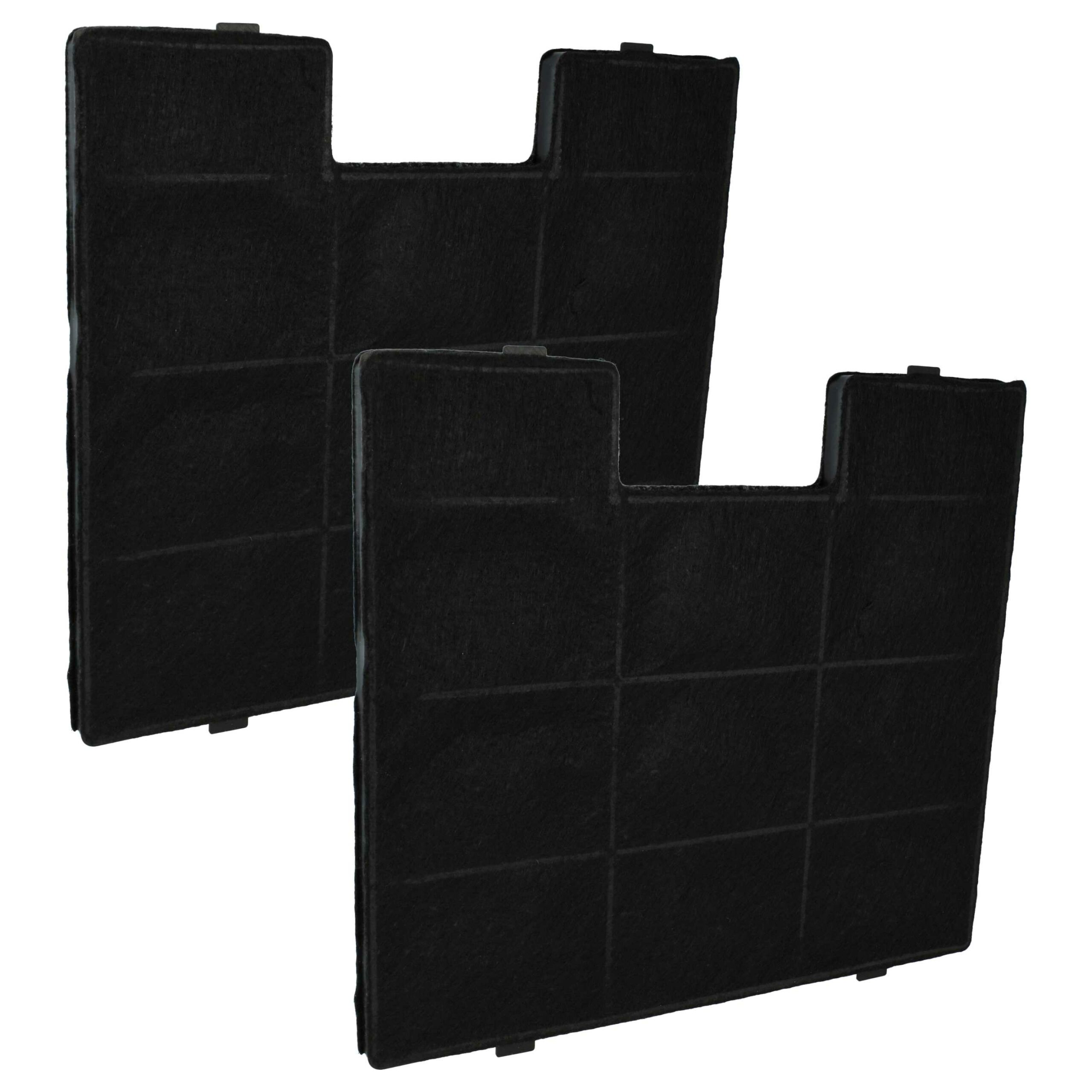 2x Filtro de Carvão Ativado Compatível com Amica FW-K250, Zelmer e outros modelos vhbw