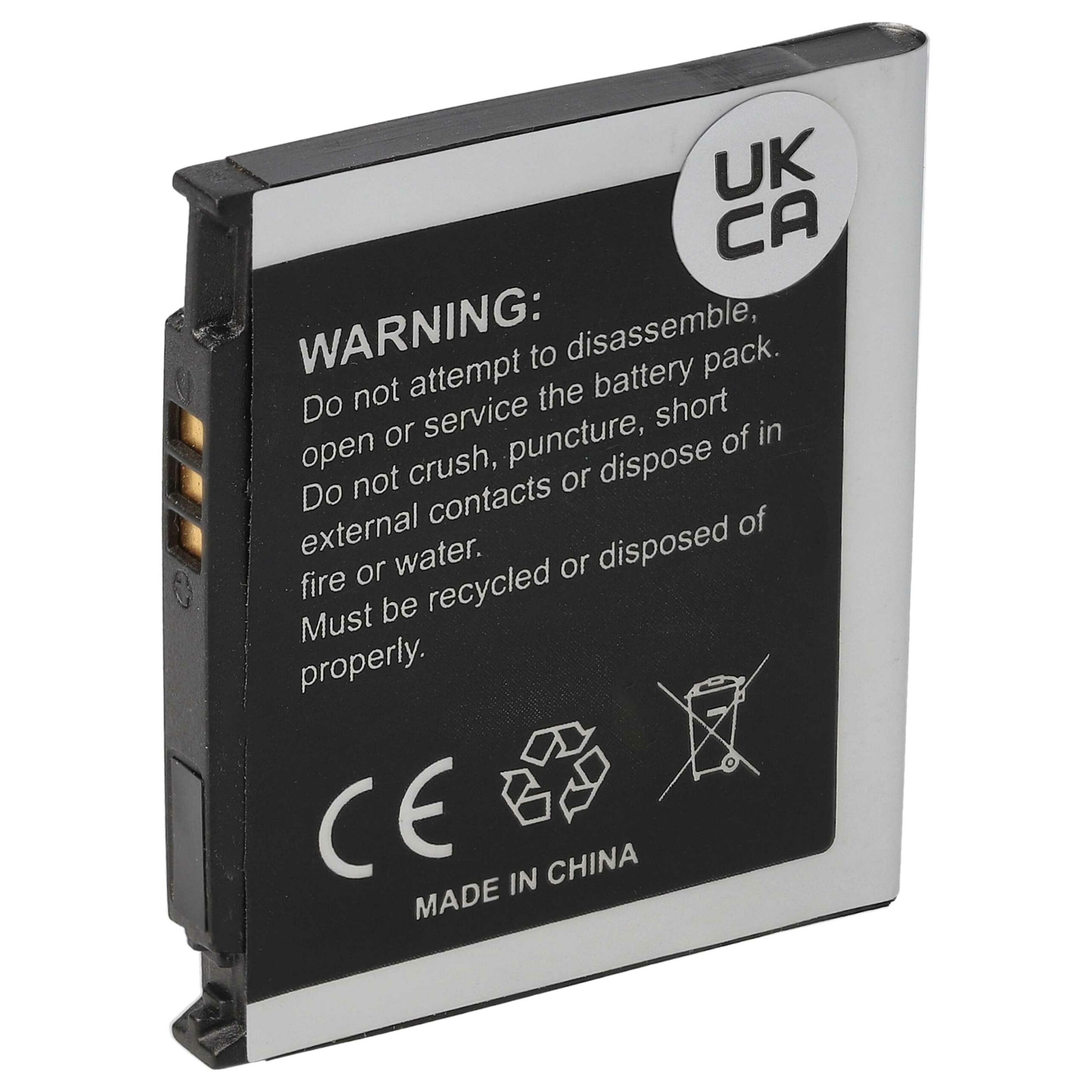 Bateria vhbw para Samsung AB423643CC, AB394235CE, AB394235CECSTD - 800 mAh 3.7 V Li-Ion - Image 2