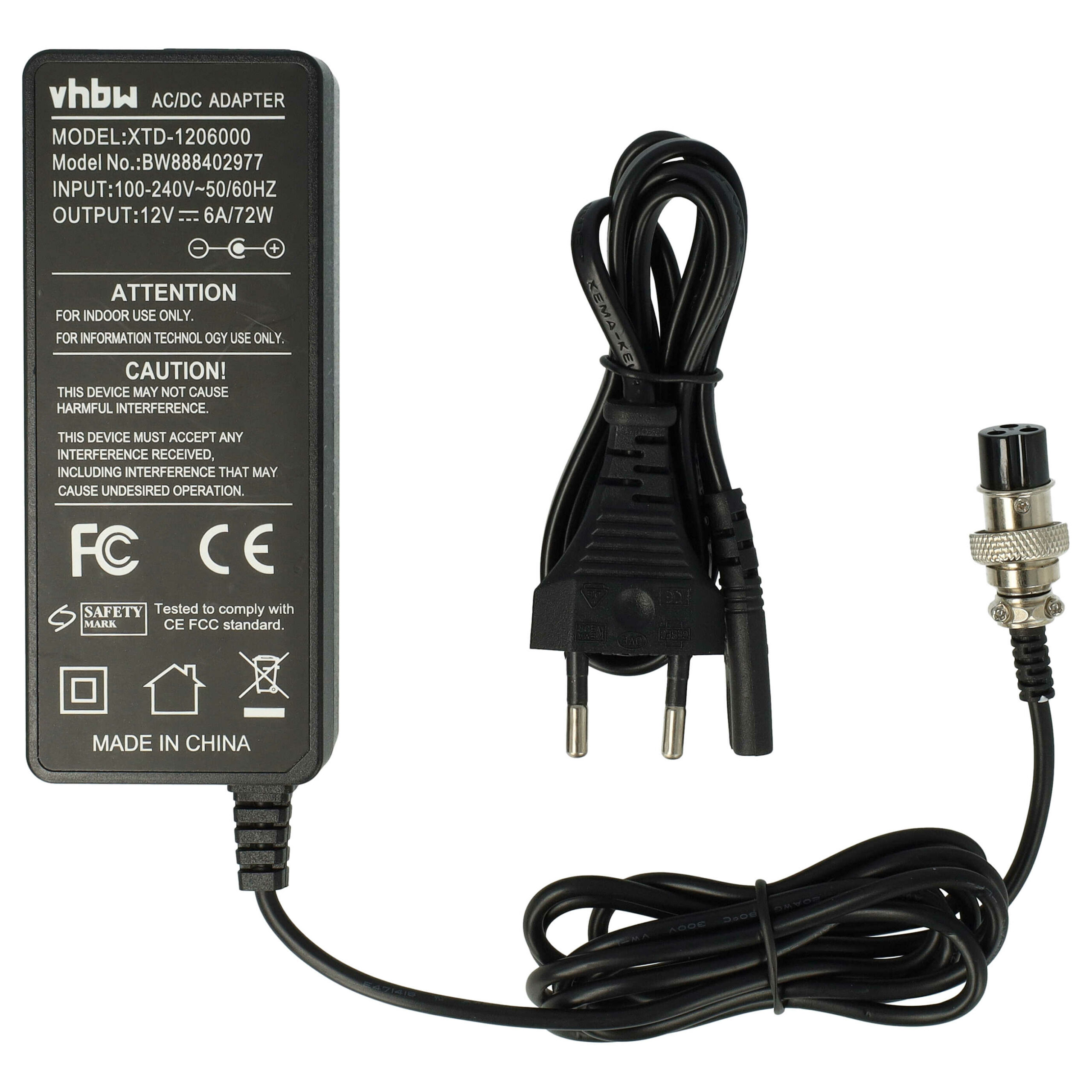 Adaptador de Corrente vhbw para Scanner Intermec 851-075-001 - Substituição de Alimentação para POS Portátil