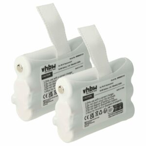 2x Bateria para Rádio Midland PB-X6 - 700 mAh 3.6 V NiMH vhbw
