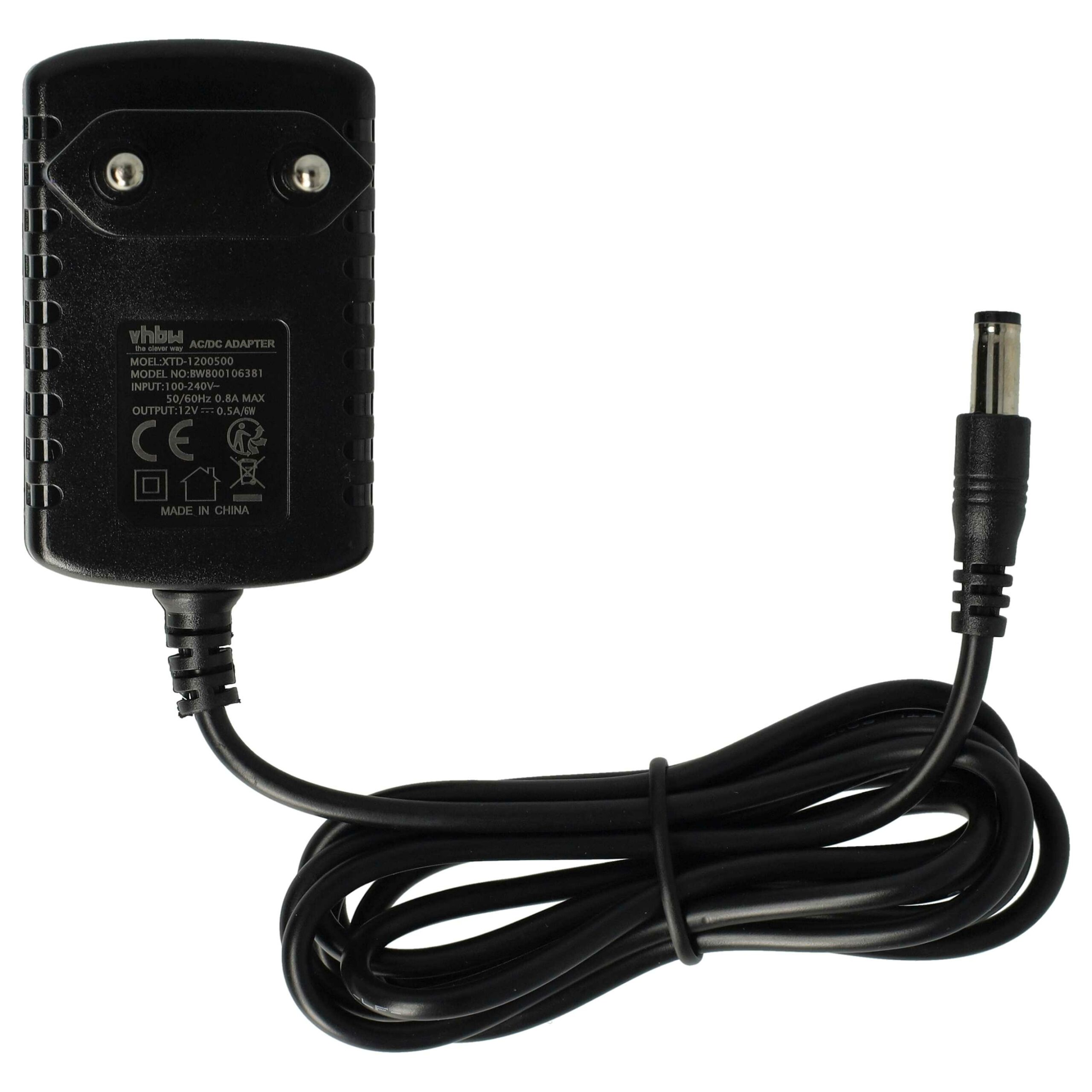 Adaptador de Alimentação vhbw para Rádios DAB AKG, Tivoli e t.Bone - Substitui VD120050L - 200 cm