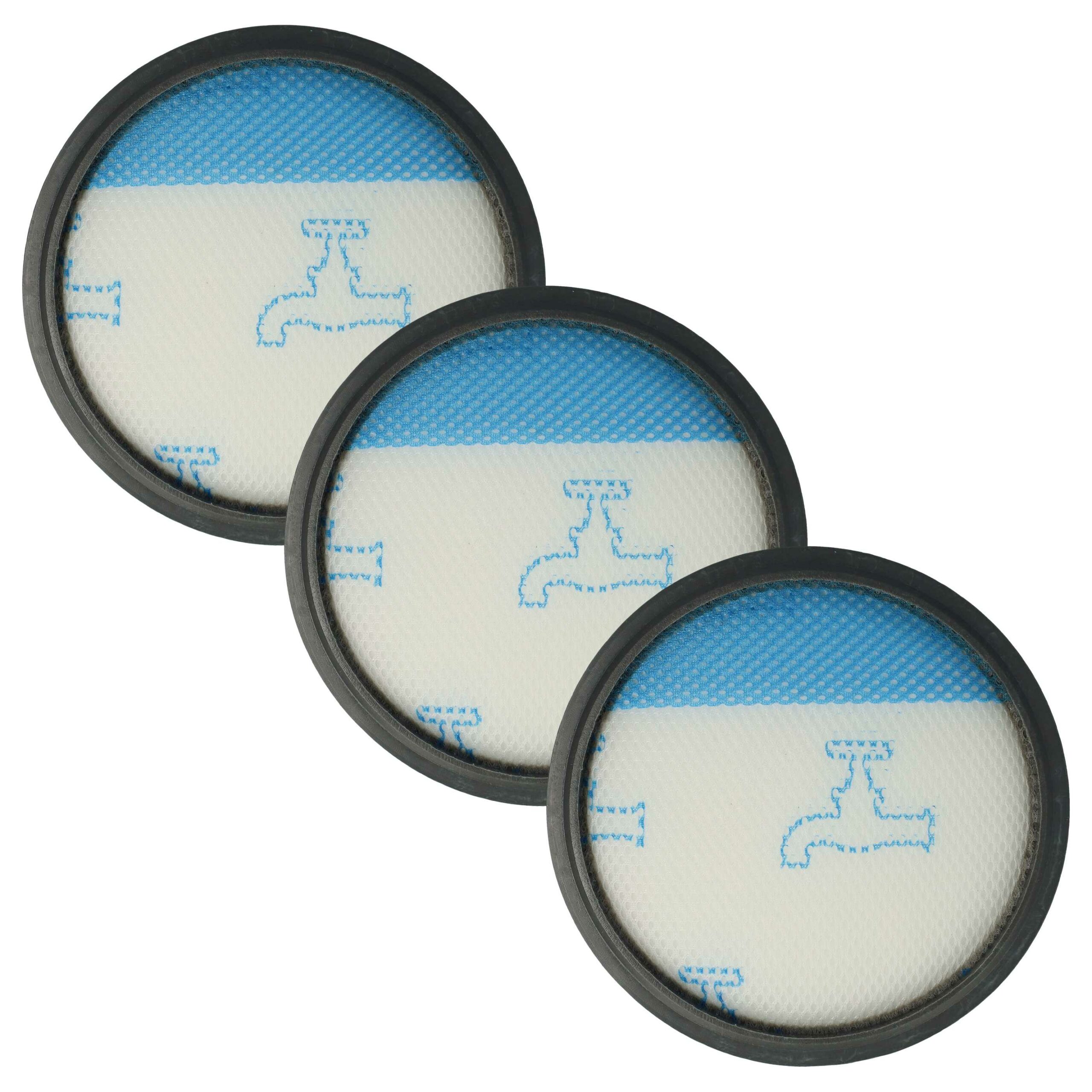 3x Filtro pré-motor vhbw substitui Rowenta ZR903701