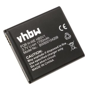Bateria para Huawei HB5V1H, HB5V1, HB5V1HV - 1700 mAh 3.7 V Li-Ion vhbw