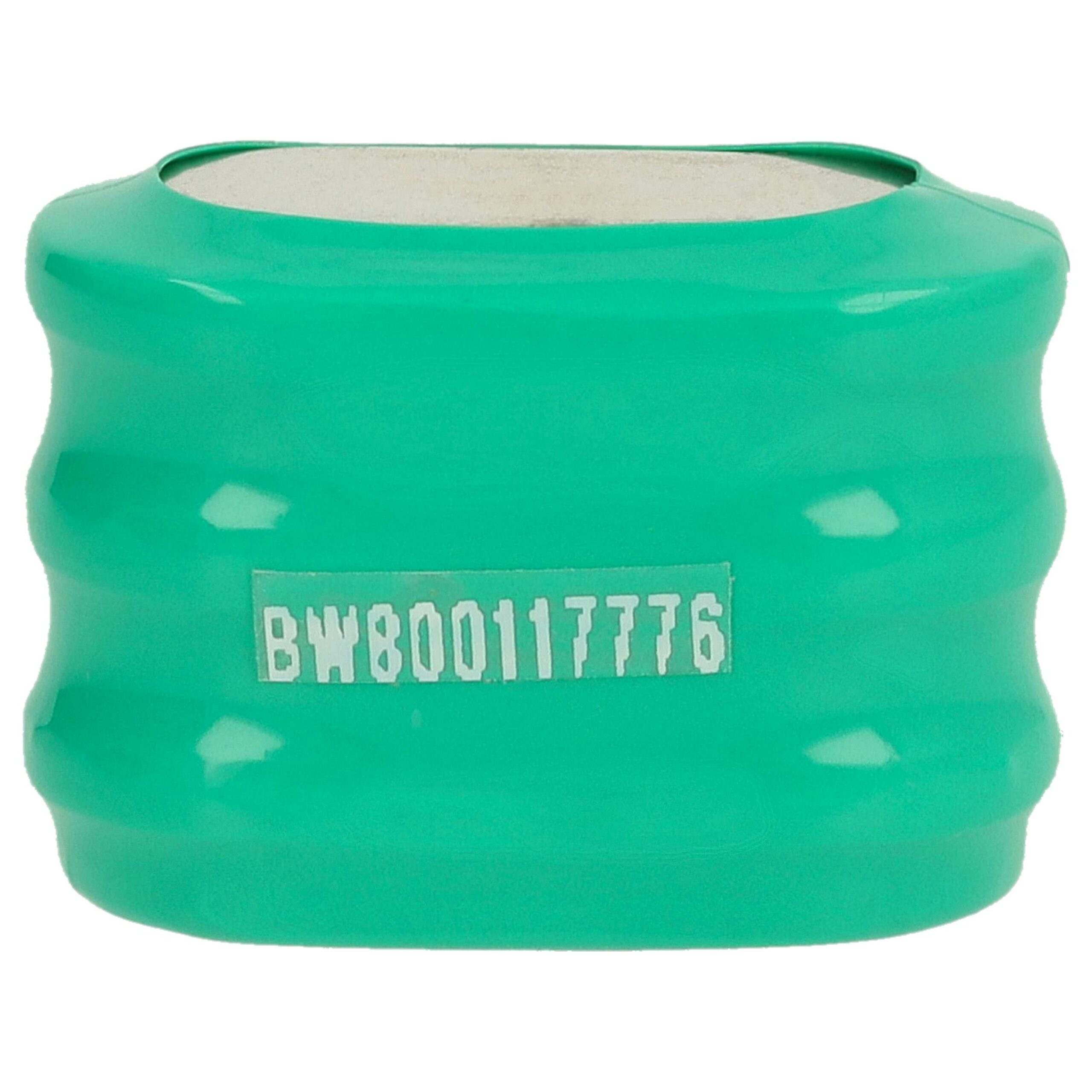 Bateria de Célula Botão Recarregável 3/V150H 150 mAh 3.6V NiMH vhbw - Image 4