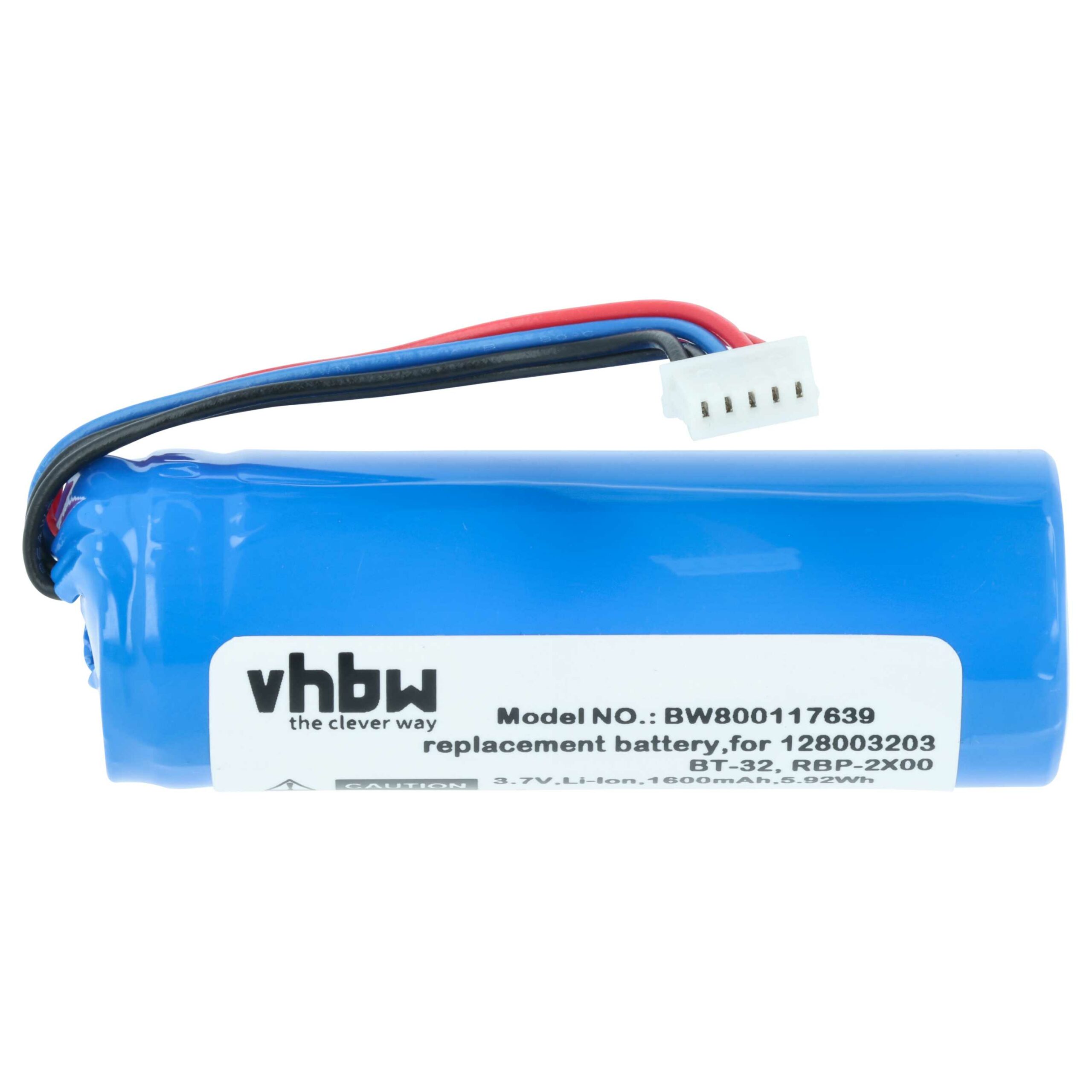 5x Bateria vhbw compatível com Datalogic BT-32, 128003203, RBP-2X00 para Scanner de Código de Barras - 1600 mAh 3.7 V - Image 3