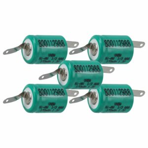 Bateria vhbw 1/3AAA NiMH 170 mAh 1.2V para Modelismo - Pack 5x