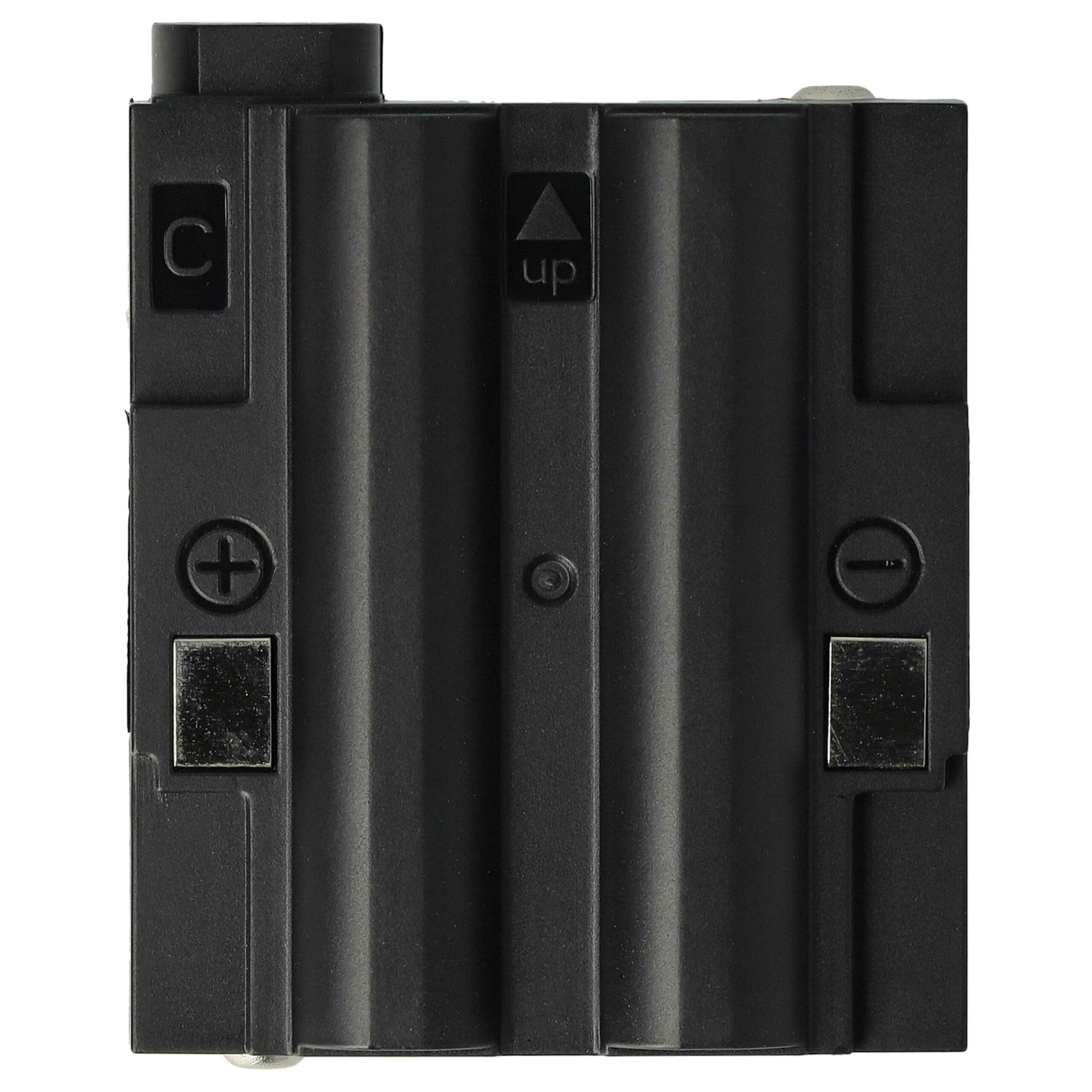 Bateria vhbw 10x para Rádio Alan Midland BATT5R, PB-ATL/G7 - 700 mAh 6V NiMH - Image 4
