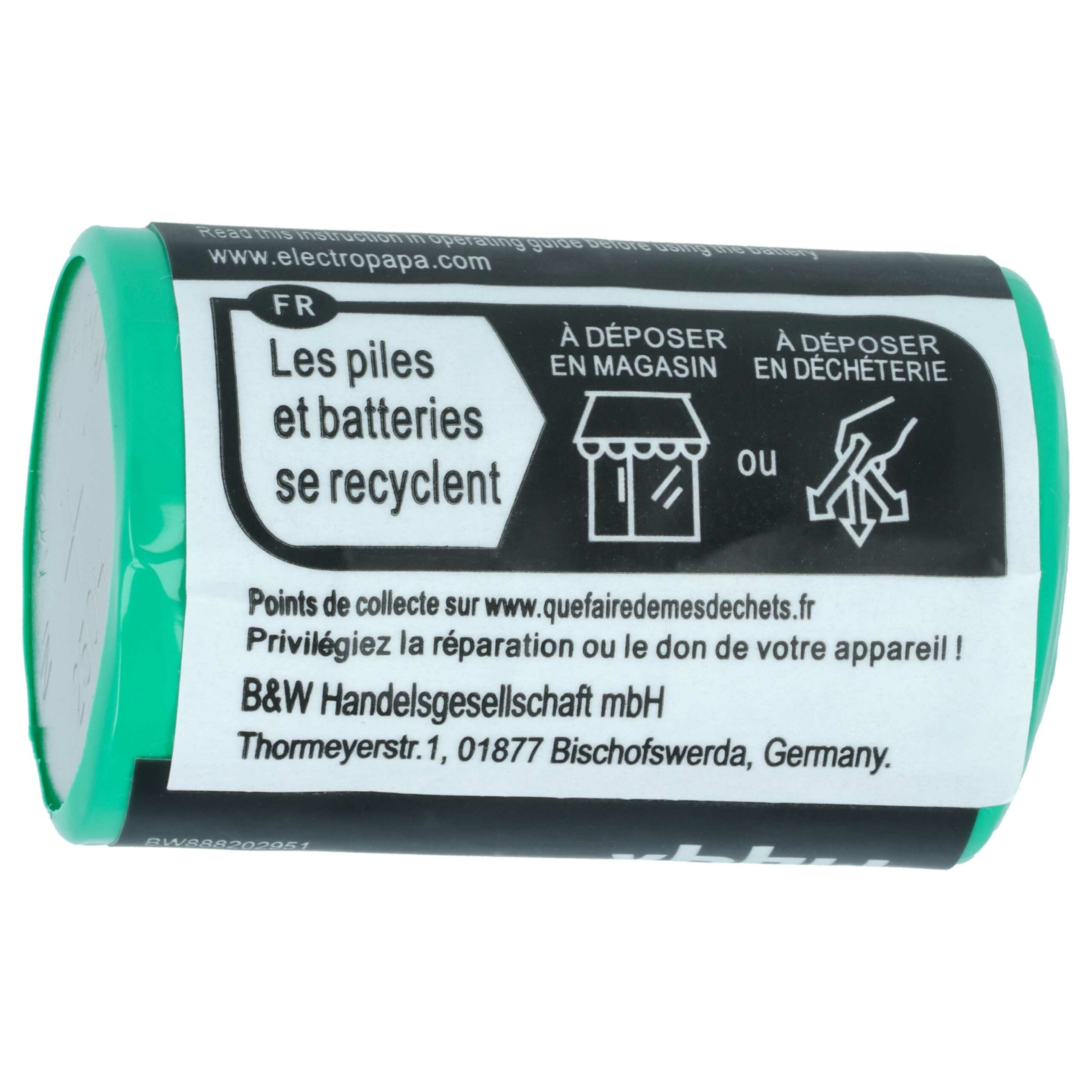 Bateria vhbw 2x para Servox 19632 - 230 mAh 7.2 V NiMH - Image 4