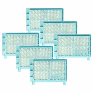 6x Filtros de Substituição vhbw para Philips 491669, 432200039090, 883804401010 - Classe H13