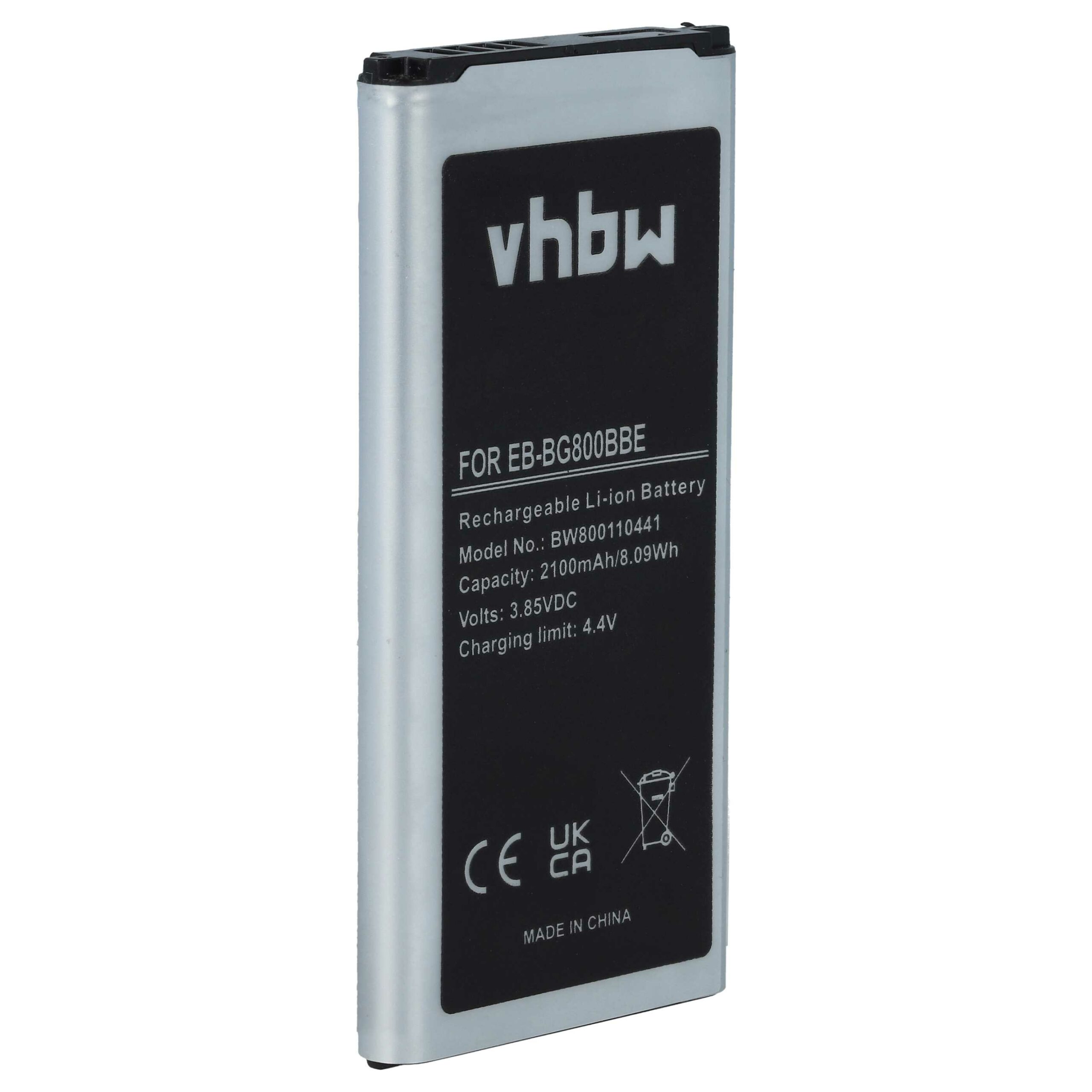 Bateria para Telemóvel Compatível Samsung EB-BG800BBE, EG-BG800BBE, EB-BG800CBE - 2100 mAh 3.8 V Li-Ion vhbw