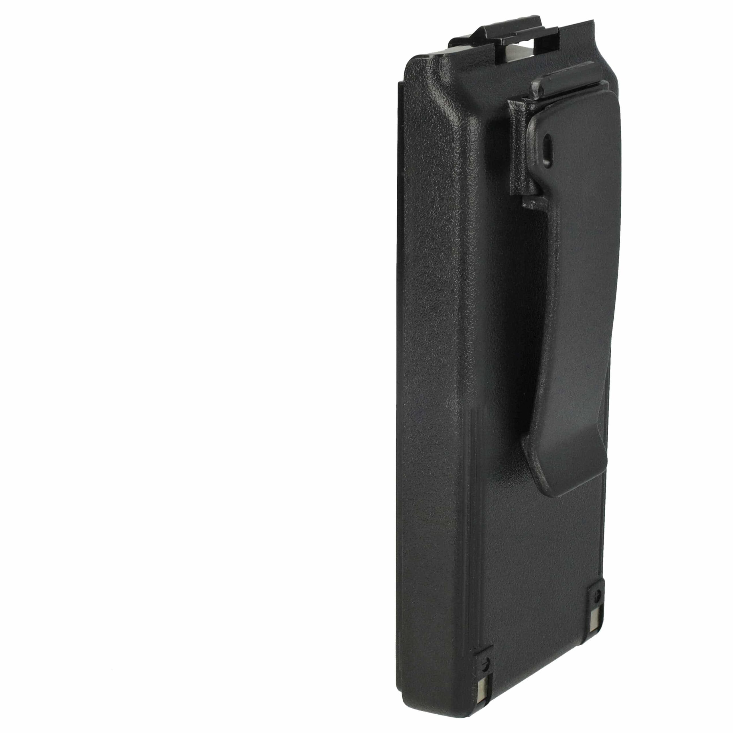 2x Bateria para Rádio Icom BP-195, BP-196H, BP-196, BP-196R - 1800 mAh 9.6 V NiMH + Clip de Cinto vhbw - Image 2