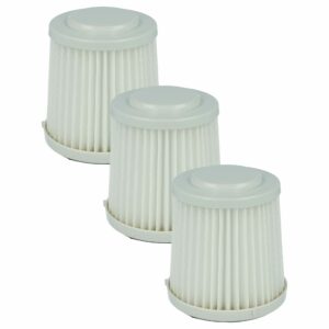 Pack de 3 Filtros vhbw compatíveis com Black & Decker FVF100 para Aspiradores