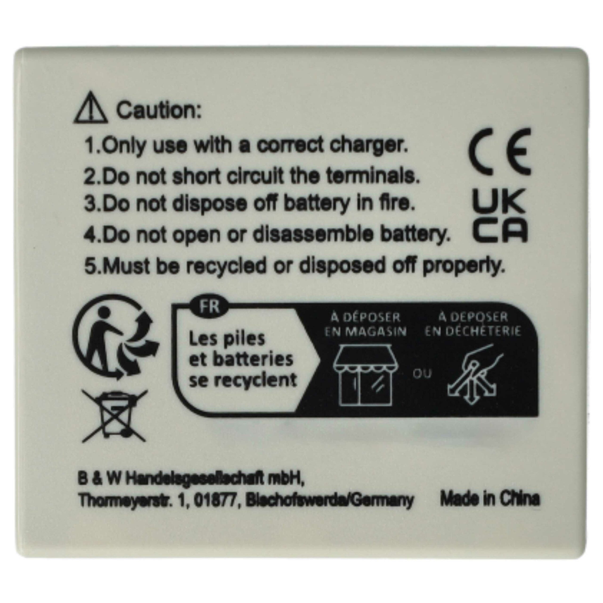 3 Baterias vhbw compatíveis com Sanyo DB-L20A, DB-L20, DB-L20AEX - 600mAh, 3.7V, Li-Ion - Image 4