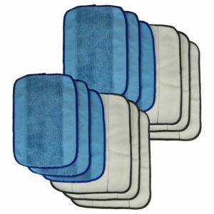 Conjunto de Panos de Limpeza (12 peças) vhbw para iRobot 4409706 - Microfibra