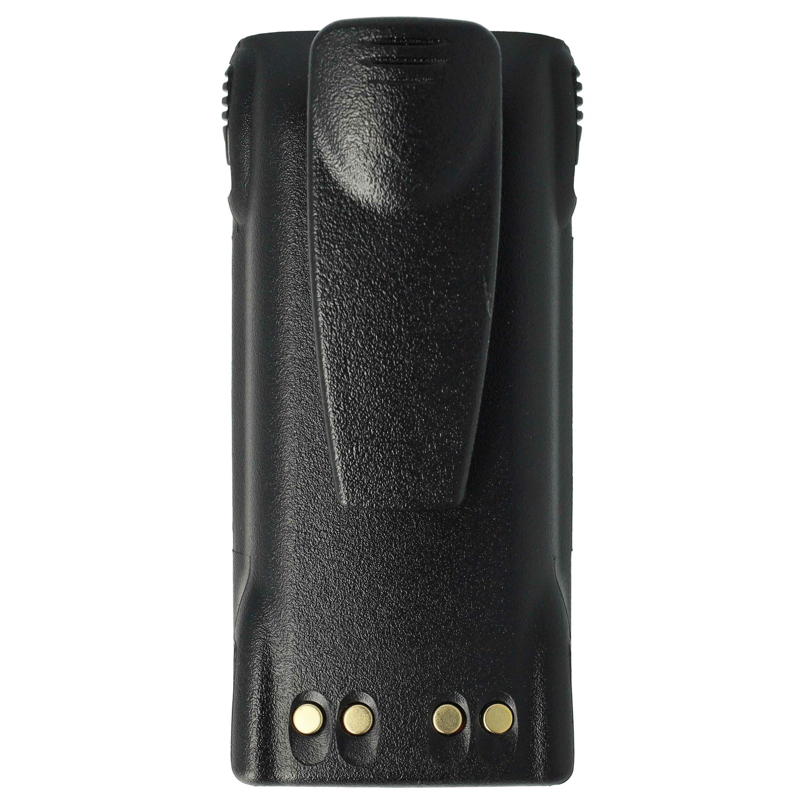 Bateria de Substituição para Rádio Motorola HMNN4151, HMNN4154, HMNN4158, HMNN4159 - 1500 mAh 7.2 V NiMH com Clipe de Cinto - Image 4