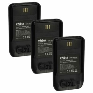 3 Baterias vhbw para telefone DECT Innovaphone/Mitel/Ascom - 800 mAh 3.7 V Li-Ion (substitui 490933A, 660497)
