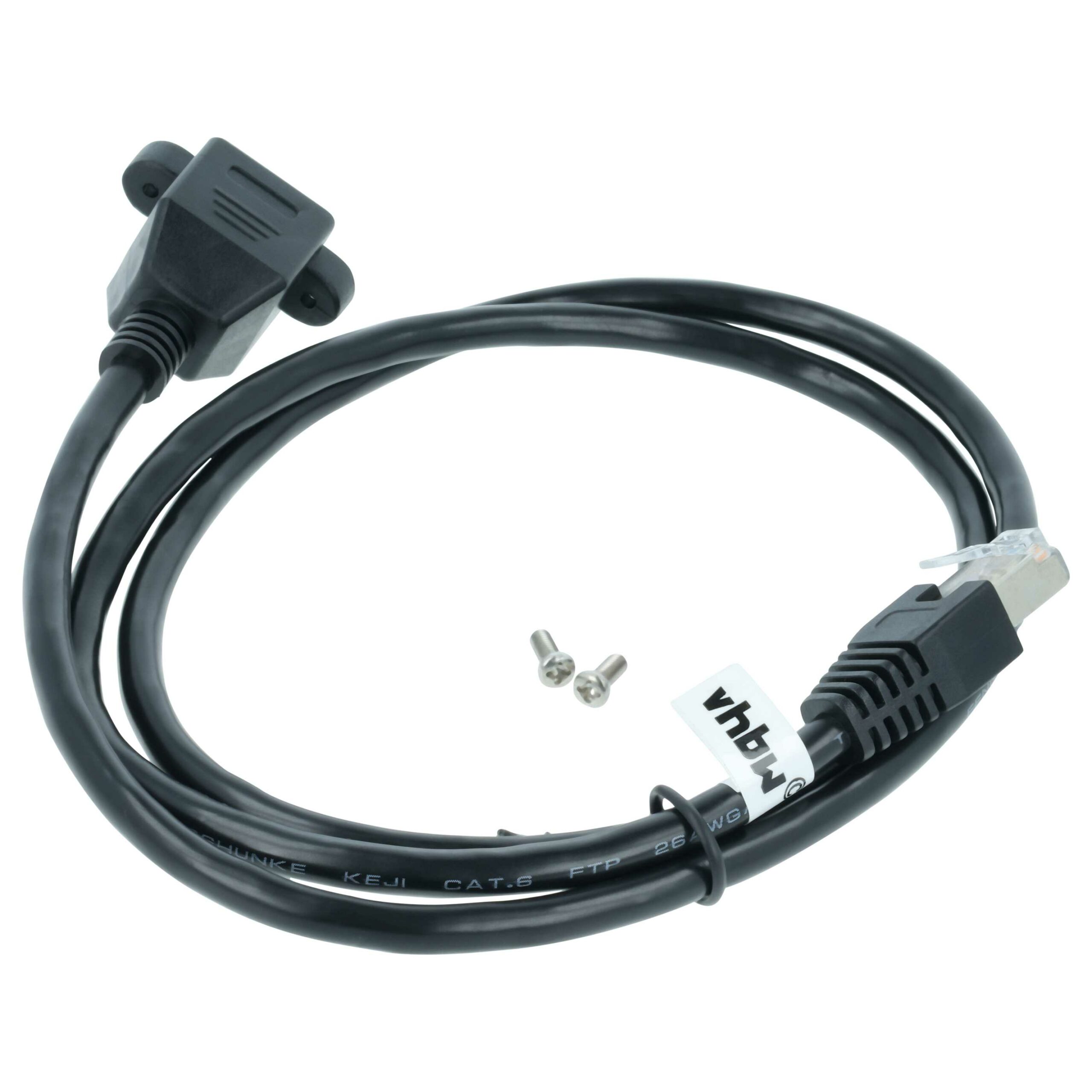 Cabo de Extensão Cat6 RJ45 Macho para Fêmea - Ethernet LAN 1 m vhbw - Image 2