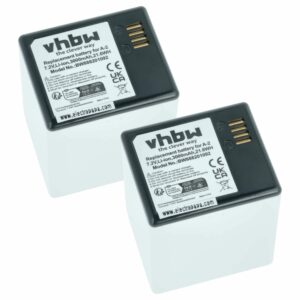 Bateria de Substituição Arlo vhbw 2x 3000 mAh 7.2 V Li-Ion