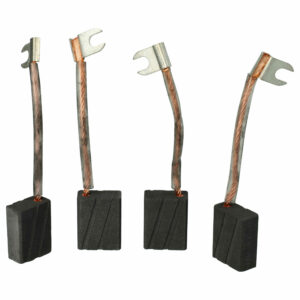 4 Escovas de Carvão vhbw Compatível com Asein 3708 para Ferramentas Elétricas - 31,5 x 24,9 x 12,2 mm