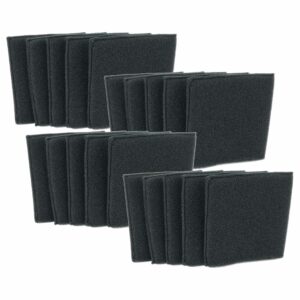 20x Filtros de Espuma Filterfoam compatíveis com Aspirador Einhell 2351134