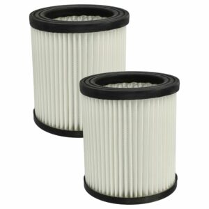2x Filtro de Substituição vhbw para Aspirador Scheppach 7907702701, Classe F7