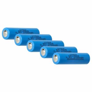 Bateria vhbw ER14505 Premium 5x para Viessmann - 2700 mAh 3.6 V Li-SOCl2