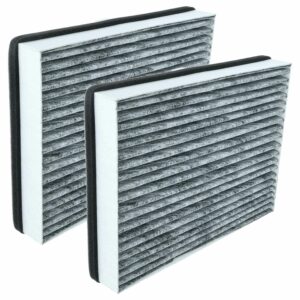 2x Filtro de Carvão Ativado para Miele 20228038, DKF 36-P