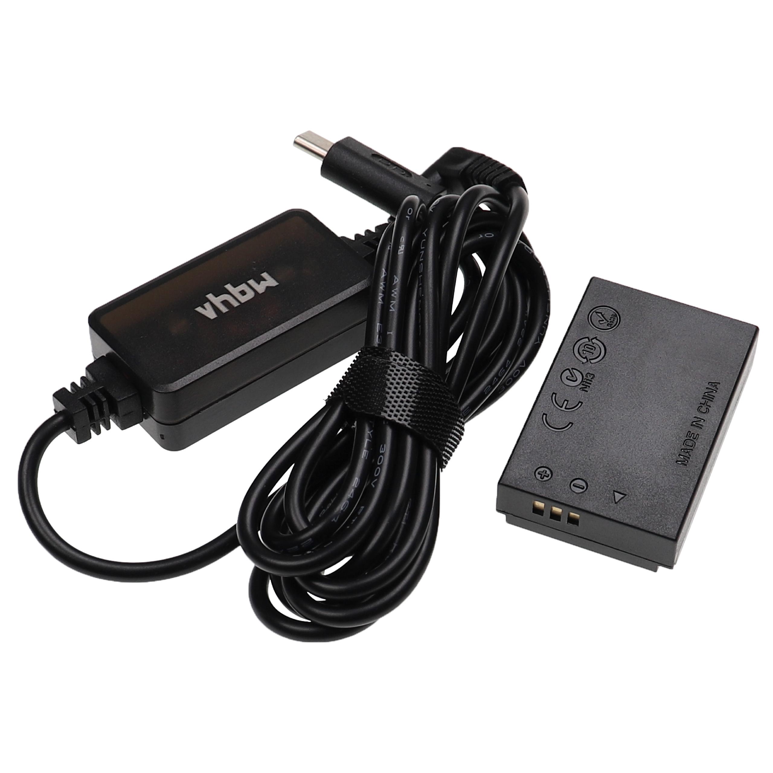 Fonte de Alimentação USB substitui Canon ACK-E12 para Câmara + Acoplador DC - 2 m, 8.4 V 3.0 A - Image 2