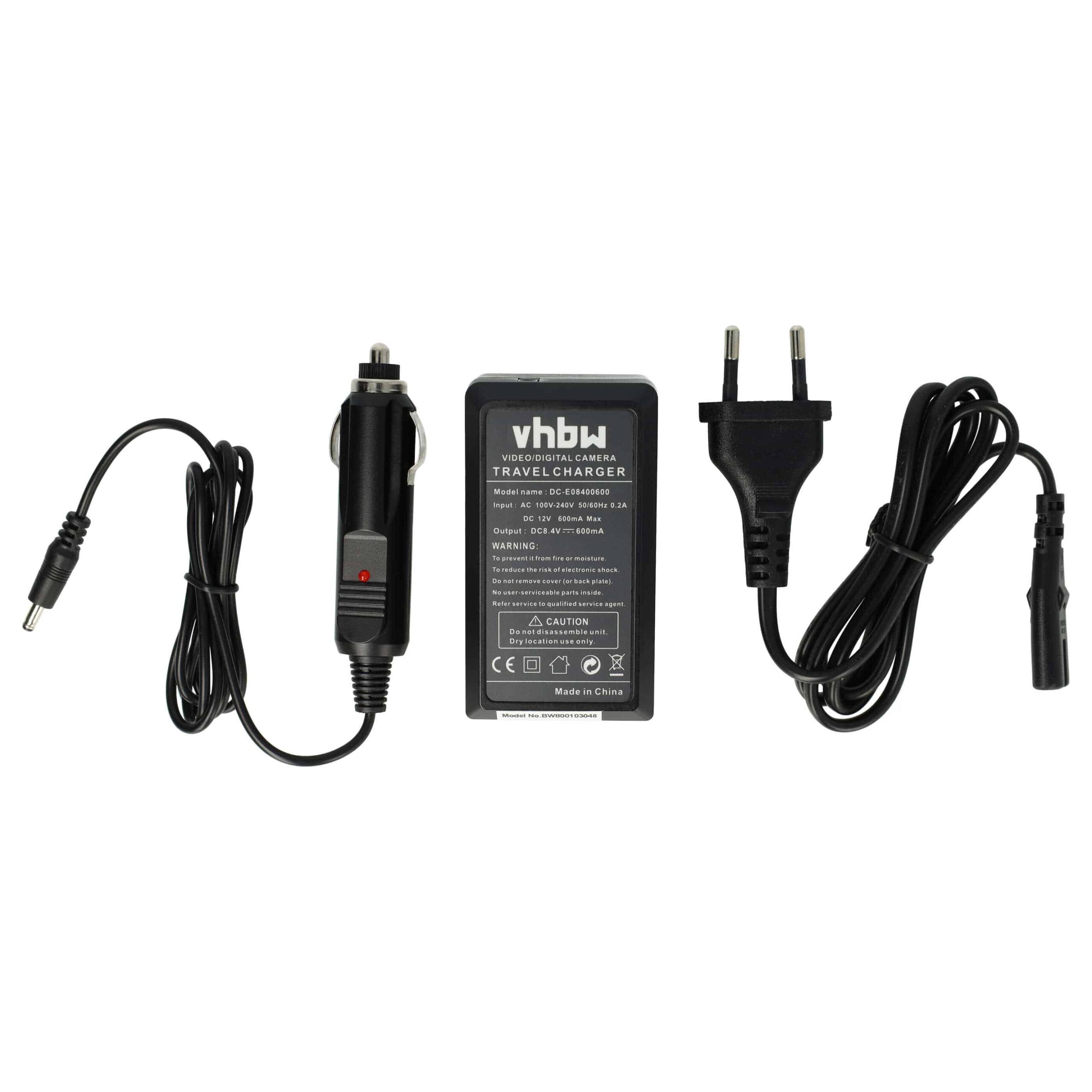 Carregador vhbw para Nikon Coolpix AW1 - 8.4V 0.6A com indicador LED - Image 2
