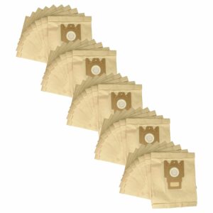 Pack 50x Sacos para Aspirador compatível com Hoover, Miele Silver Magic - papel
