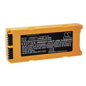 Bateria vhbw para Equipamentos Médicos Mindray 022-000124-00 - 4200 mAh 12 V Li-MnO2
