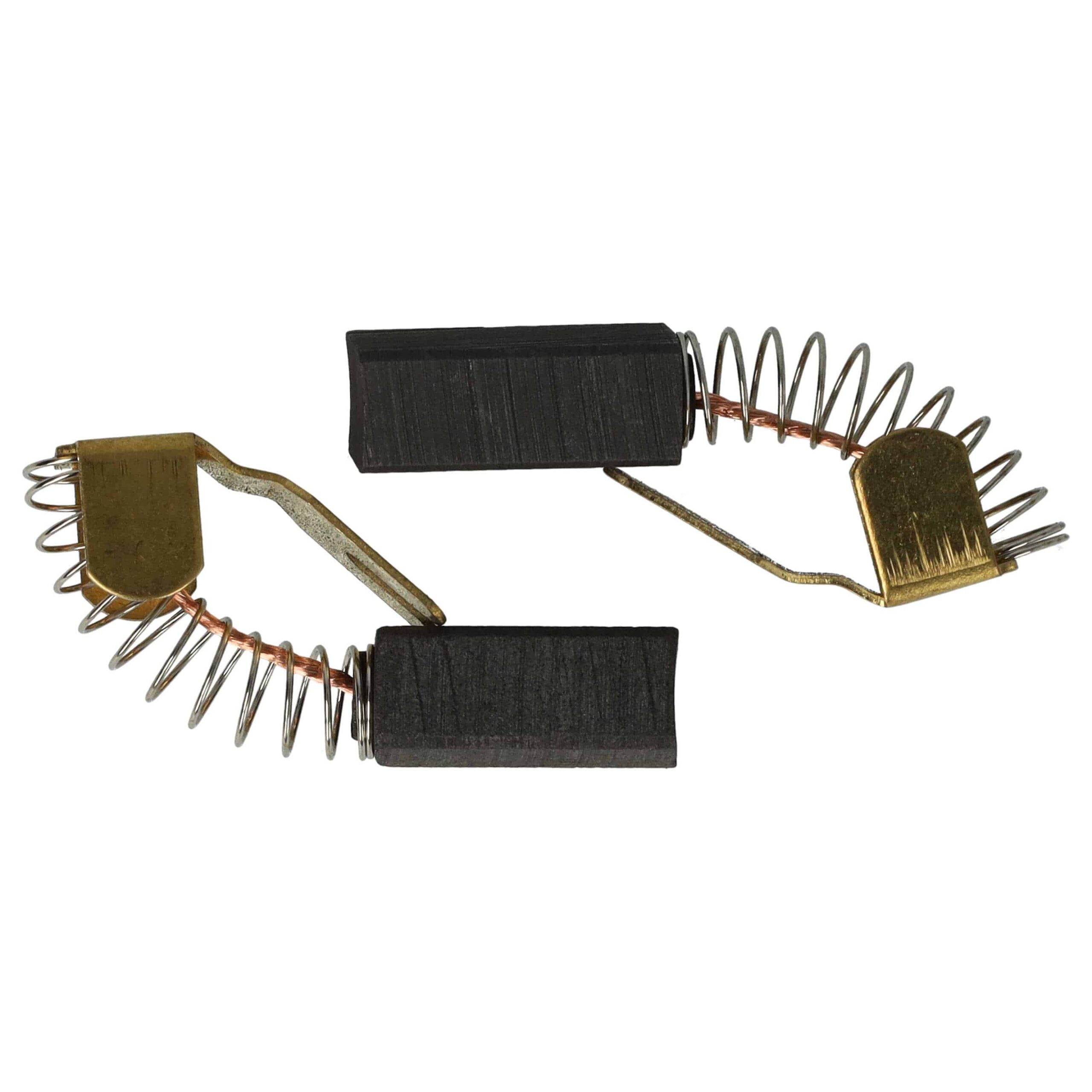 2 Escovas de Carvão Substituição Metabo 316033640, 34301118 - 15 x 8 x 6.3 mm