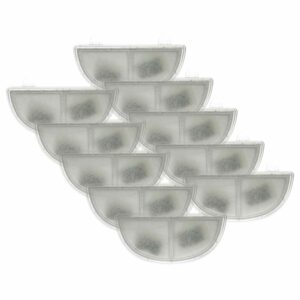 10x Filtros para Fonte HomeRunPet CF2, WF20 - Filtro de Água com Suporte vhbw