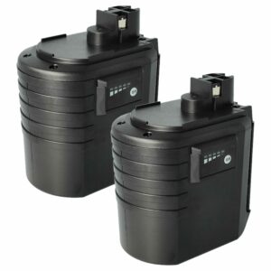 2x Bateria vhbw para Bosch 2607335082, 1617334082 - Ferramentas Eléctricas 24V 3000 mAh