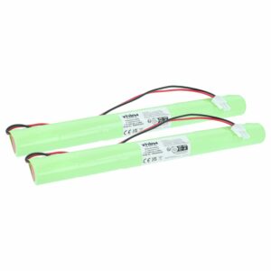 Bateria de Emergência 2x vhbw 1600 mAh 7.2 V NiCd Compatível BAES 329045490