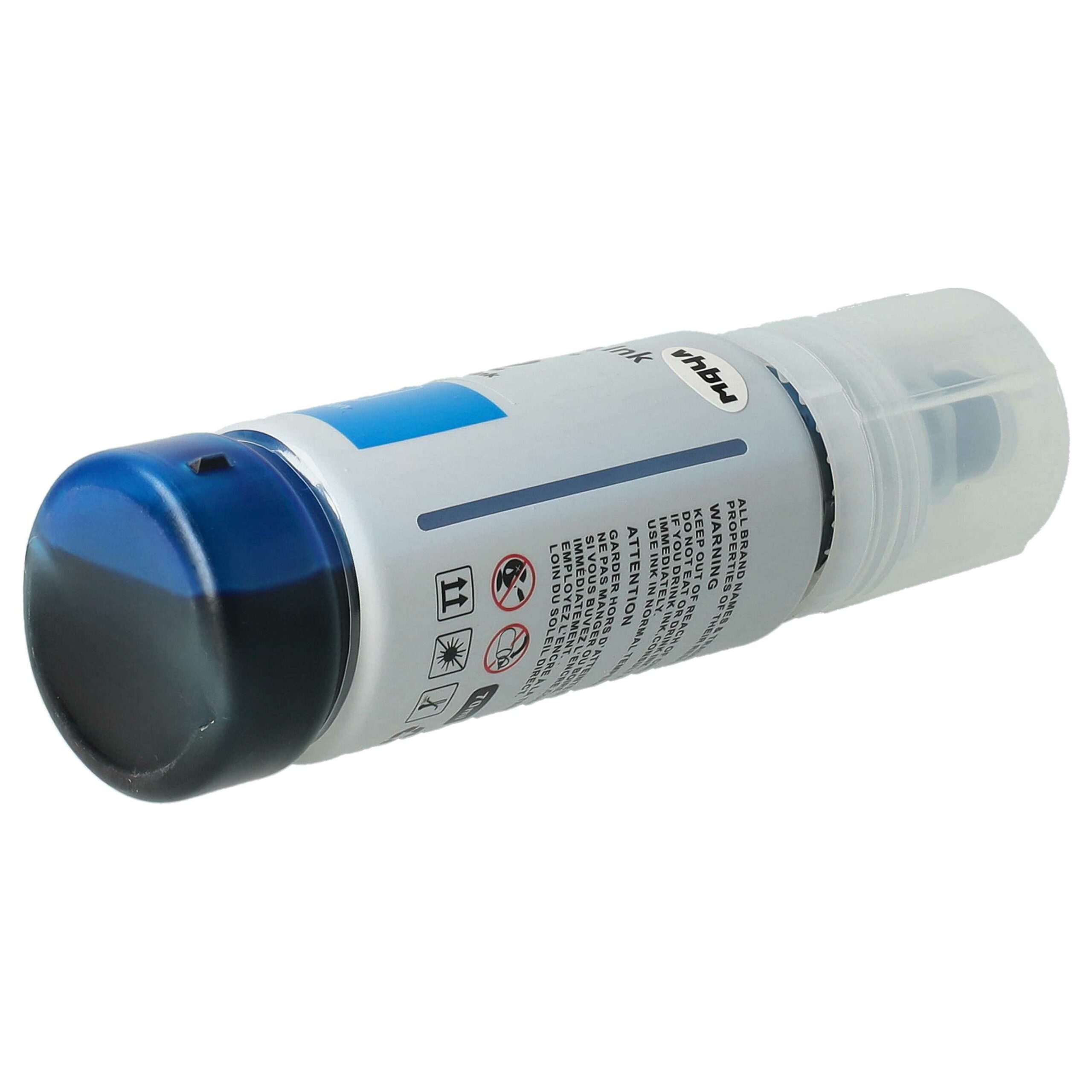 Tinta de Recarga Cyan vhbw Compatível com Epson 102 C13T03R240 - 70 ml - Image 4