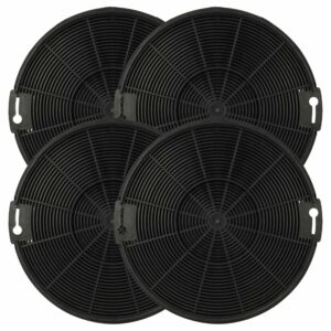 Filtro de Carvão Ativado vhbw para Exaustor Zanussi e Beko - Pack 4x 15 cm