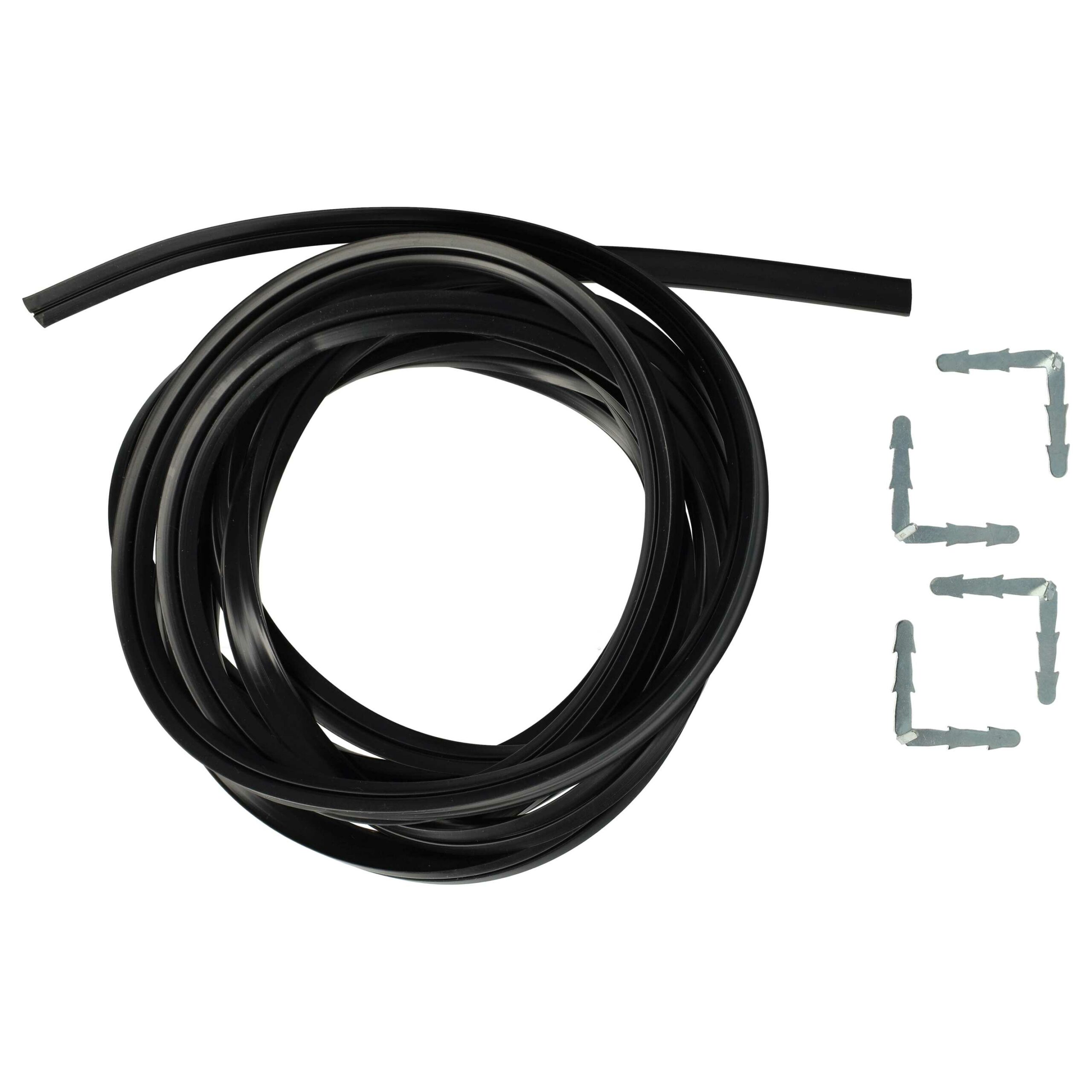 Vedante Universal para Porta de Forno com Ganchos de Canto Angulados vhbw - 3 m Preto - Image 2