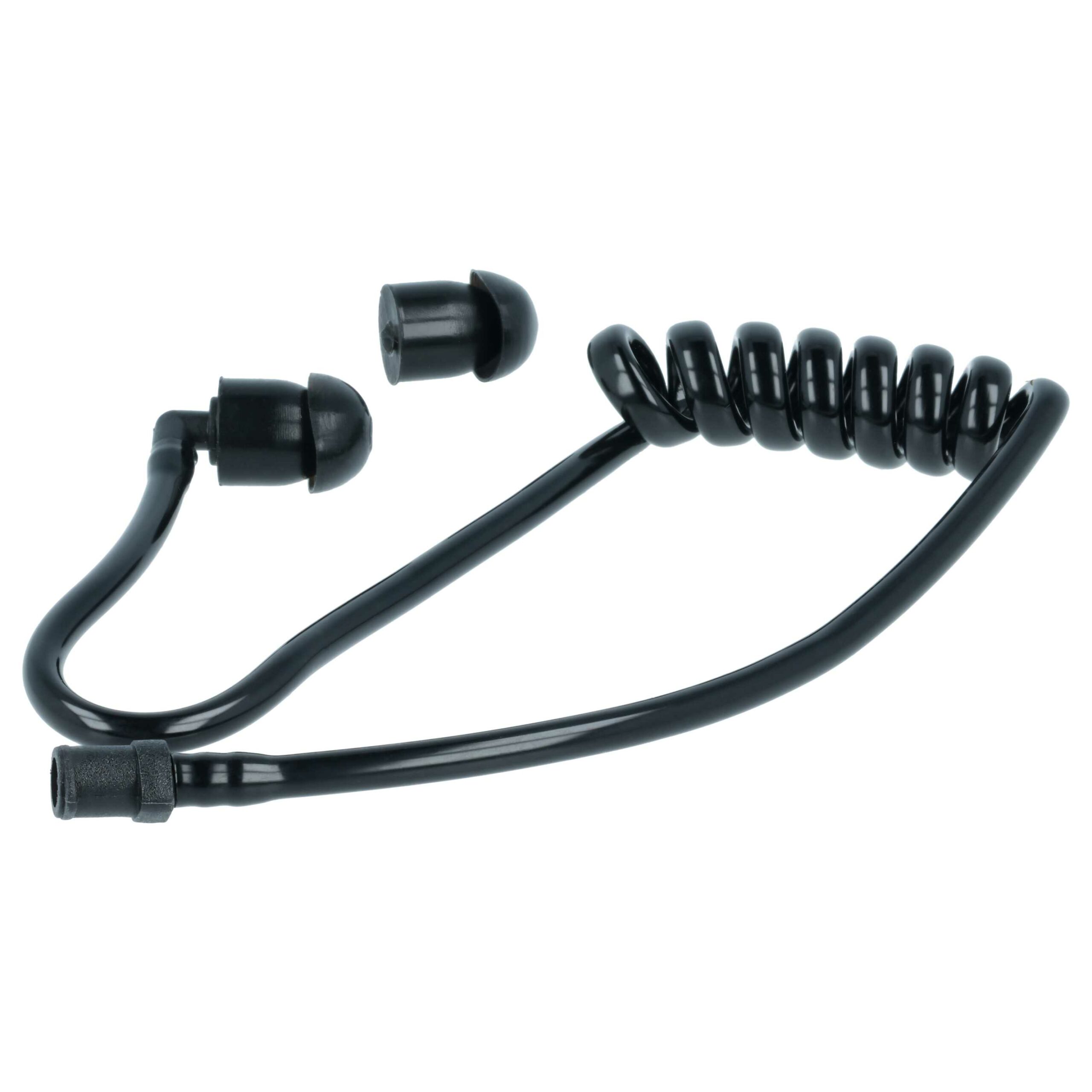 Tubo de Som Espiral para Auscultador de Rádio vhbw - 5 unidades + 10 auriculares - Image 3