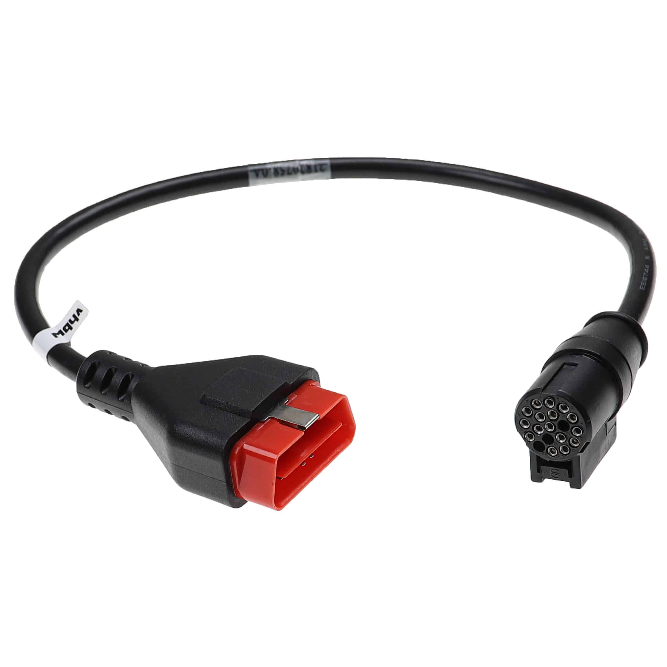 Adaptador OBD2 vhbw - Conector 19 pinos para 16 pinos OBD2 (Renault, Dacia) - Image 2