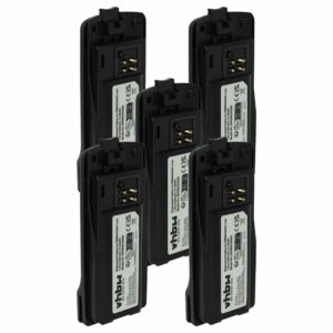Pack 5x Bateria vhbw para Motorola PMLN6394A, MNN4453AR, PMNN4434 - 2100 mAh 3.7V Li-Ion
