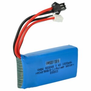 Bateria para Drone UDI - 1000 mAh 7.4 V Li-Ion vhbw