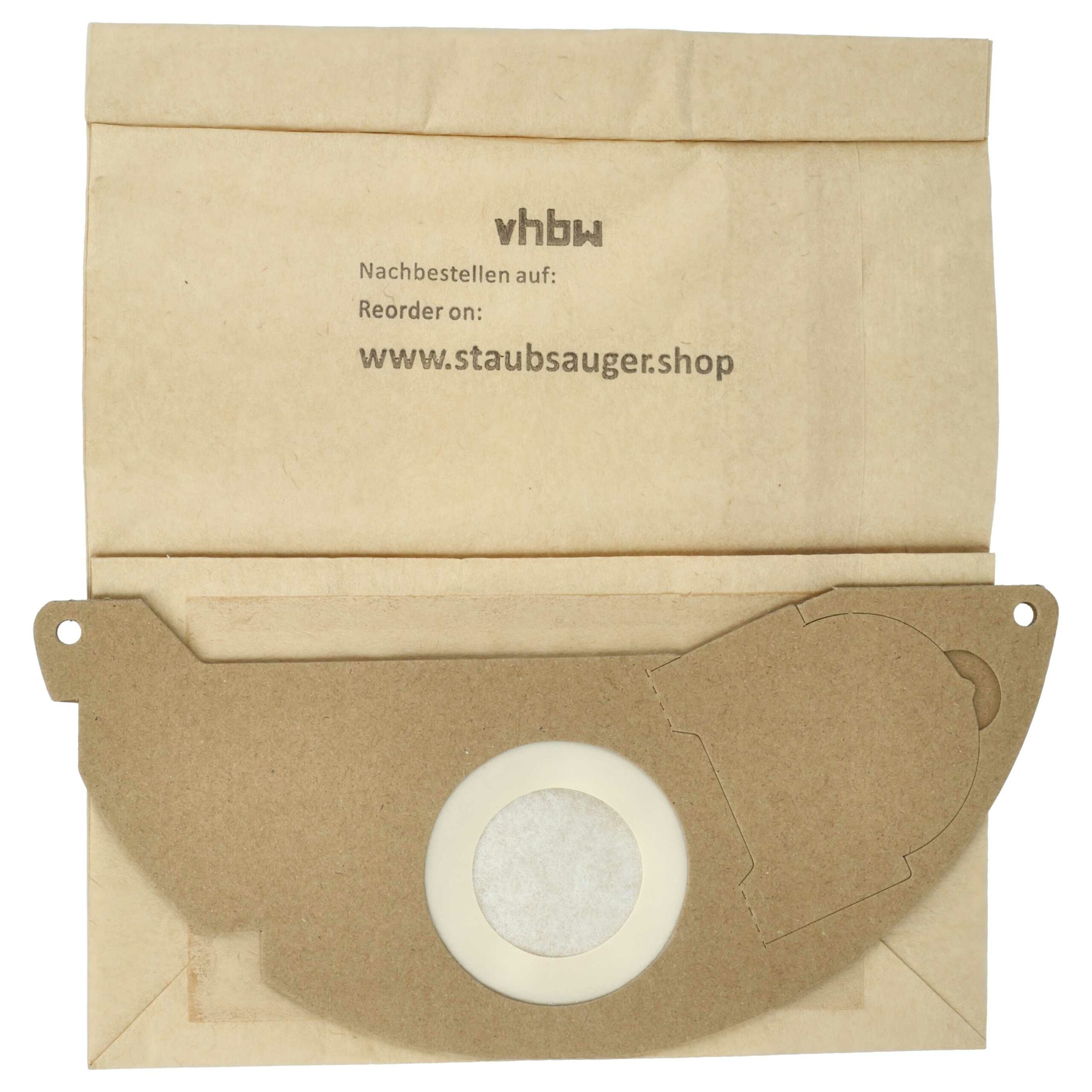 Pack 100x Sacos para Aspirador Kärcher 6.904-322, 6.904-322.0 - Papel vhbw - Image 3