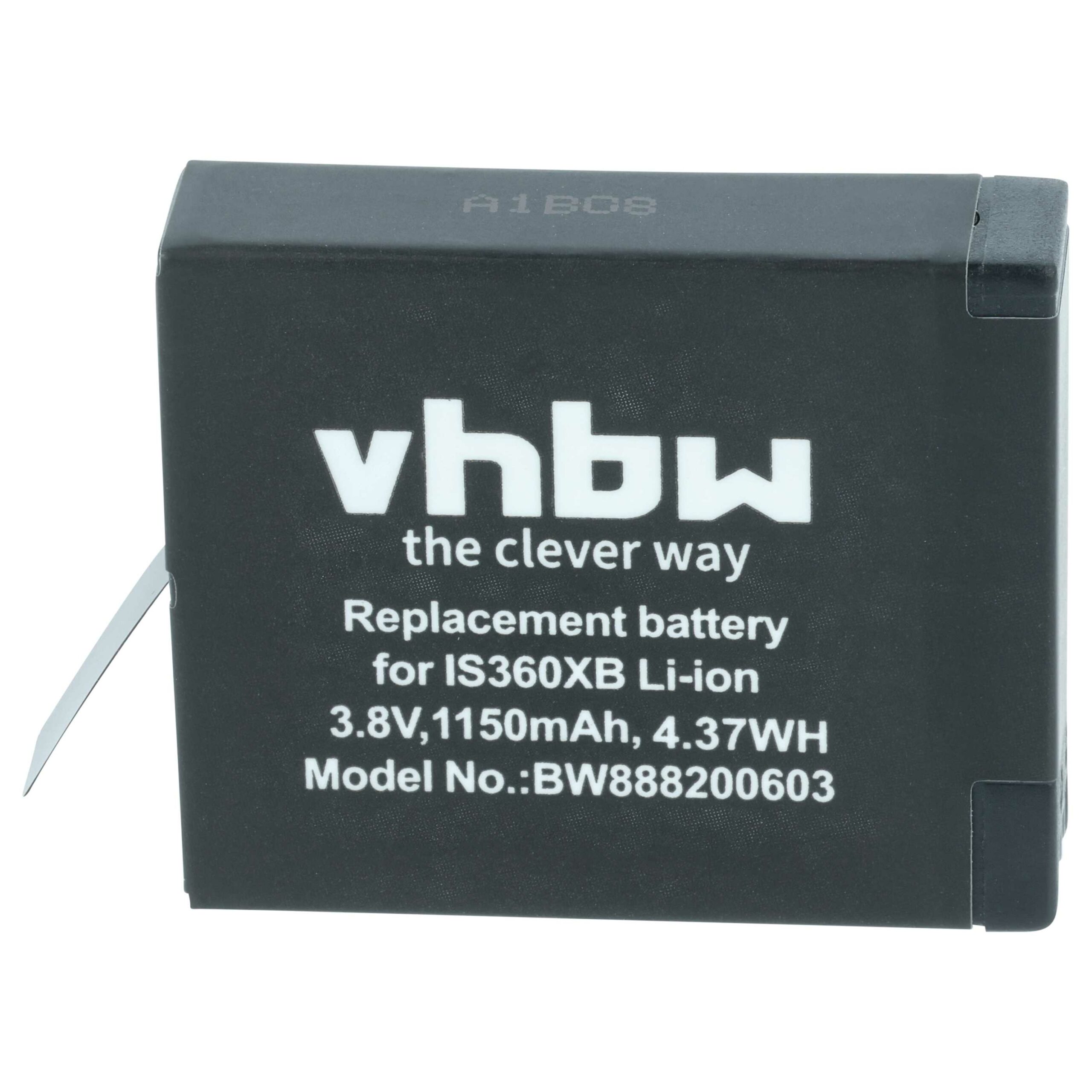 Bateria vhbw para Insta360 PL903135VT, PL903135VT-S01 - 1150mAh, 3.8V, Li-Ion - Image 3