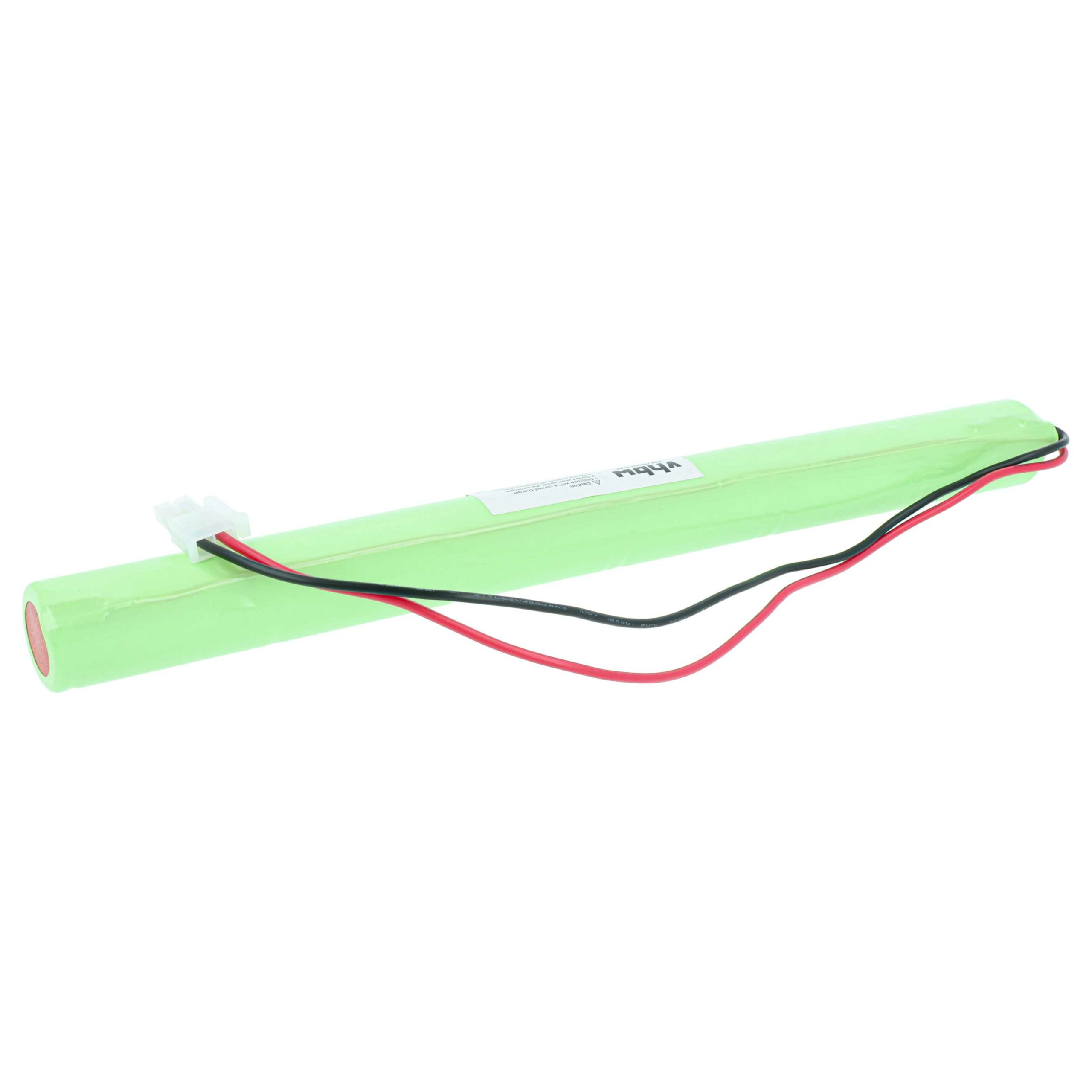 Bateria de Emergência 10x vhbw 1600 mAh 7.2V NiCd Compatível BAES 329045490 - Image 2
