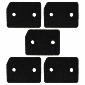 Conjunto de Filtros de Espuma (5x filtros evaporadores) Compatível com Miele 09164761, 00916476100017 Máquina de Secar Roupa