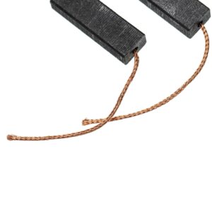 2x Escovas de Carvão vhbw para Flymo DLE - 27 x 9 x 6 mm
